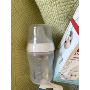 NUK 5oz & mam 4.5 Oz & 2 Dr Brown Nipples Lot
